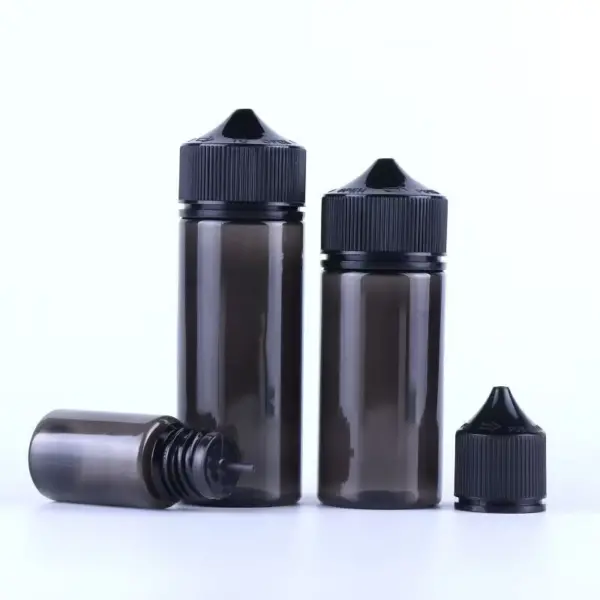 Black 60ml e-liquid bottle（short）